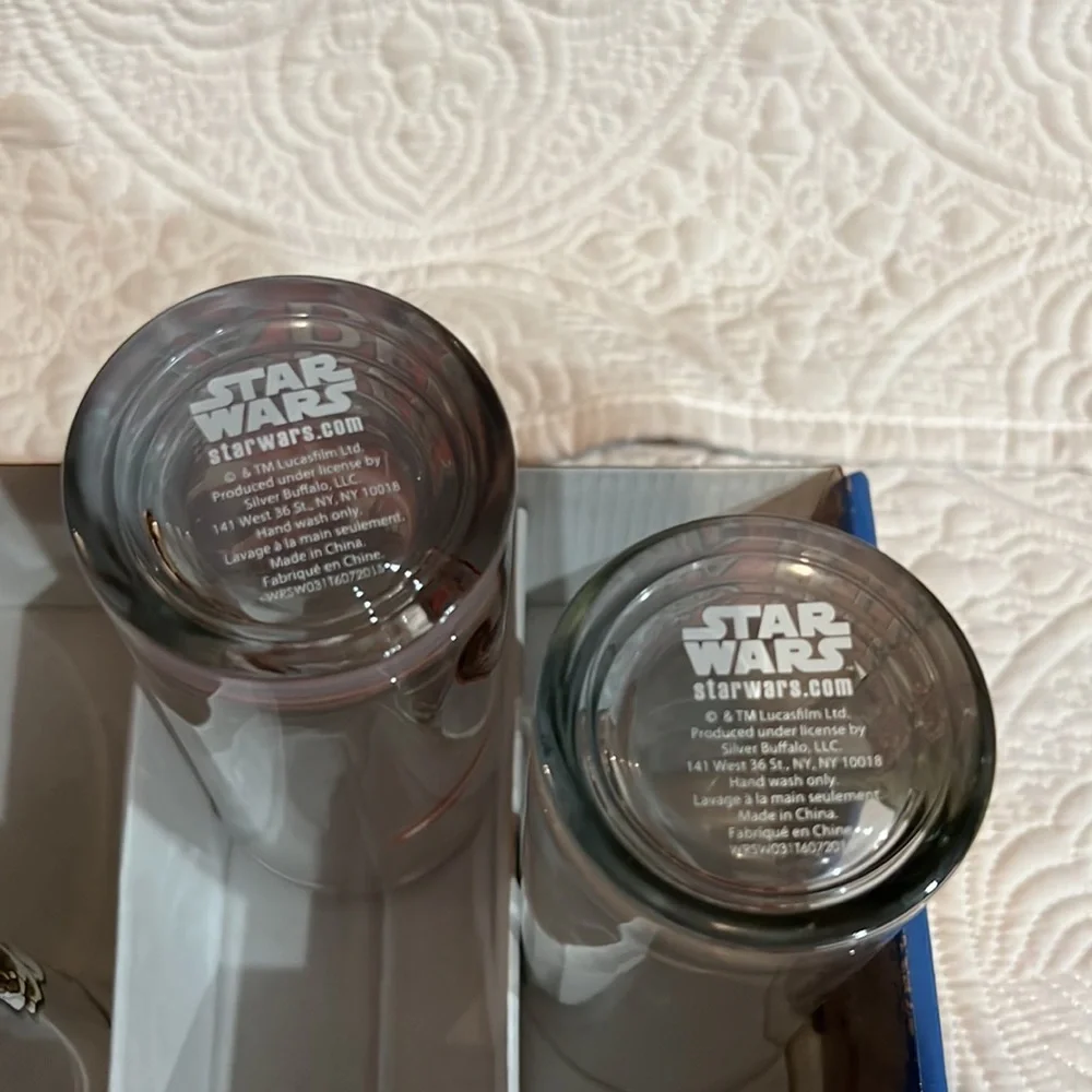Star Wars glassware set, new in package‎